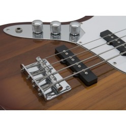 DIMAVERY JB-302 E-Bass LH, sunburst